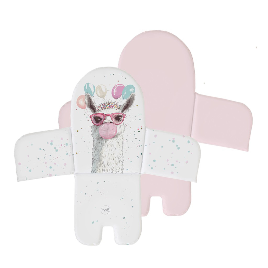 CEBA BABY Vložka do jídelní židle (38x28) Basic Crazy Lama